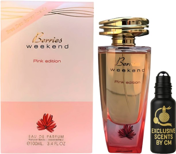Excusive Scents by CM Berries Weekend Pink 100ml with perfume oil by Exclusive Scents Eau de Parfum  -  Floral for Women