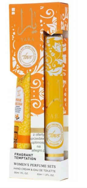 yara 30ml Hand cream and 35ml EAU DE TOILETTE Eau de Toilette  -  Floral, Fresh for Women