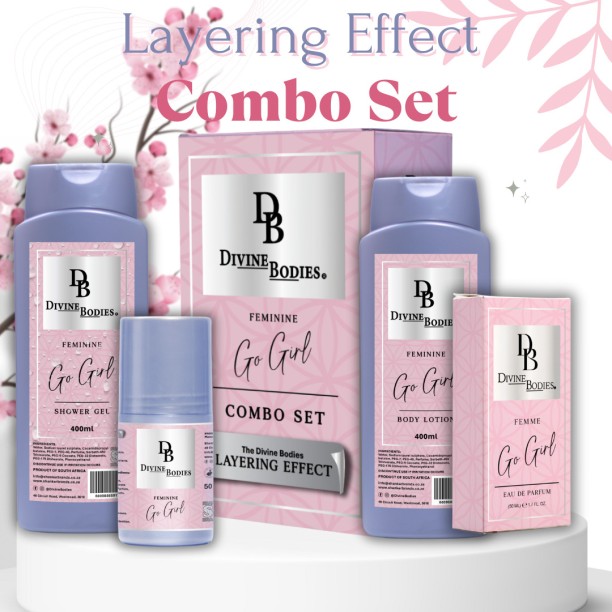 Divine Bodies Layering Effect – Combo Set GO GIRL Eau de Parfum  -  Fruity for Women