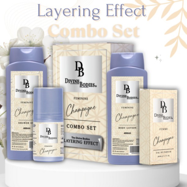 Divine Bodies Layering Effect – Combo CHAMPAGNE Eau de Toilette  -  Oriental for Men