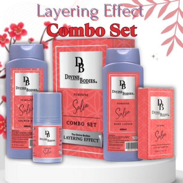 Divine Bodies Layering Effect – Combo Set SALSA Eau de Parfum  -  Fruity for Women
