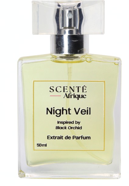 Scenté Afrique Night Veil inspired by Black Orchid Extrait De Parfum  -  Floral for Men & Women