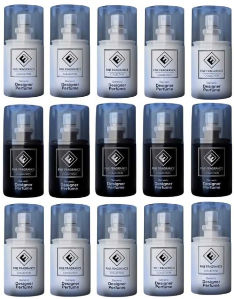 Fine Fragrance Collection 5 Men & 10 Women Mix Scents Eau de Parfum  -  Floral, Fresh, Fruity, Oriental, Woody for Men & Women