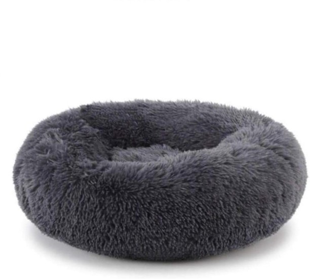 PETSTAR Pet Calming Fluffy Round Doughnut Cuddler XL Pet Bed