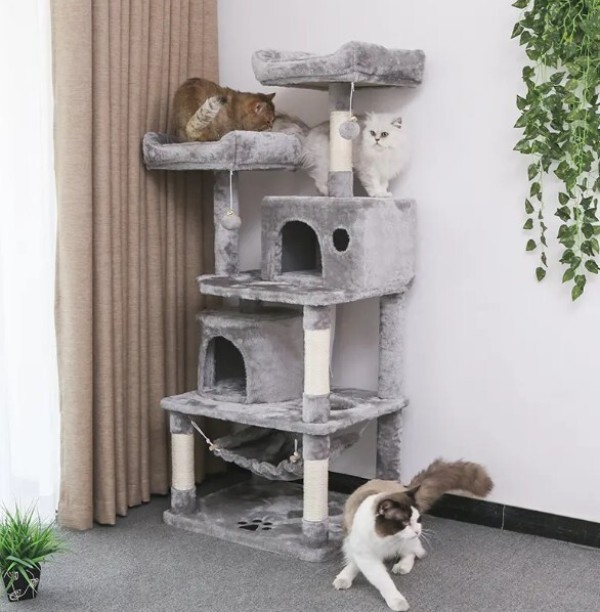 Scratchers 150 cm Cat Scratch Post - Cat Tree - Cat L Pet Bed