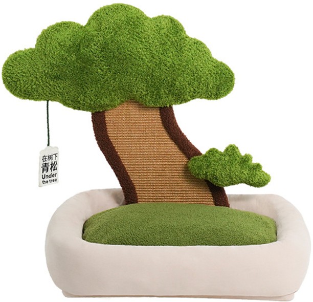 marevic Cat Bed Fluffy Plush Mutifuctional Double-Layer Soft Pet Couch Orthopedic Sofa Nest Beds for Small Cats and Dogs M Pet Bed