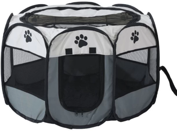 Gogooda Pet Playpen for Dog/Cat Foldable Puppy Exercise Kennel Tent L Pet Bed