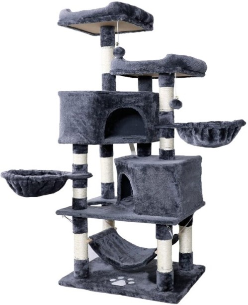 Scratchers Cat Tree for Indoor 150 cm Cat Tower L Pet Bed