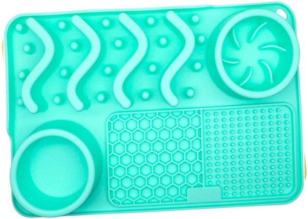 MLEM Enrichment Dog Lick Mats: Calming Treat for Happy Pups Silicone Pet Bowl