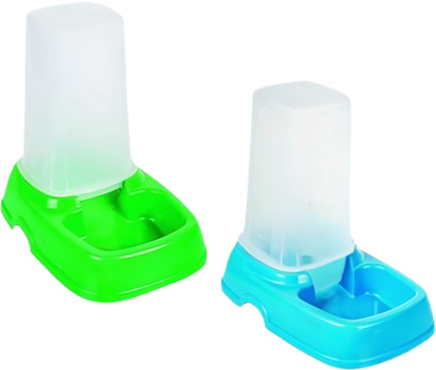 NibbleNest Self Feeder Plastic Pet Bowl & Bottle