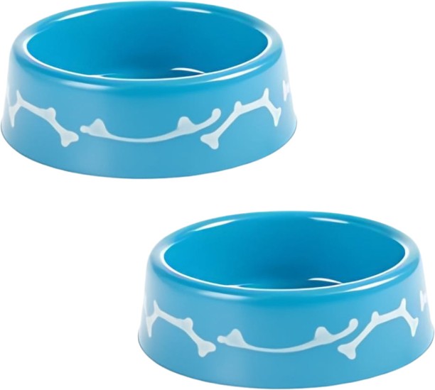NibbleNest Pack of 2 Plastic Pet Bowl