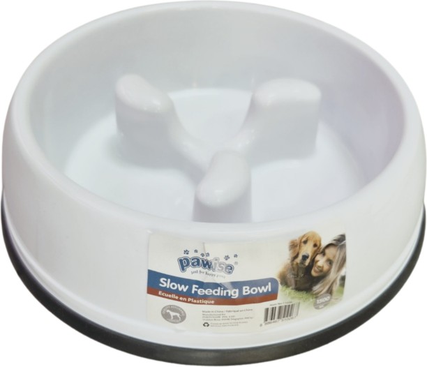 PAWISE SLOWFEEDER Plastic Pet Bowl