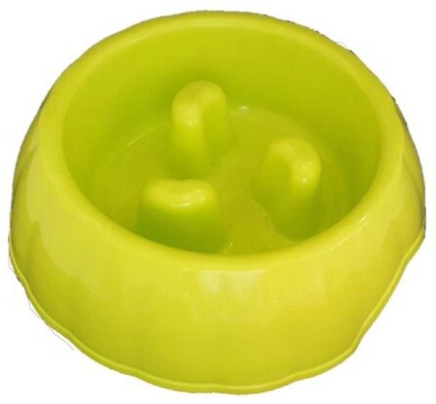 4aPet Green Pet Slow Feeder Pet Bowl Plastic Pet Bowl
