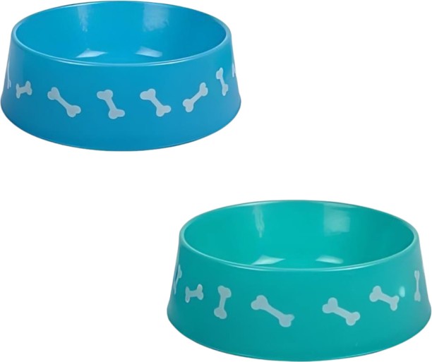 NibbleNest 25cm Pack of 2 Plastic Pet Bowl