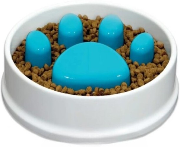 Premium Dog Bowl for slow Feeding, Feeder for Cats and Dogs Plastic Pet Bowl