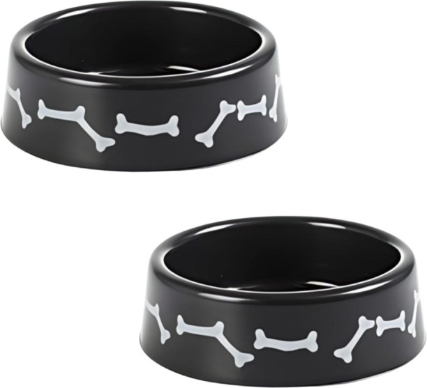 NibbleNest Pack of 2 Plastic Pet Bowl