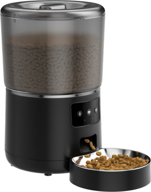 span Cat Automatic Feeder 4L APP Remote Control WIFI Smart Pet Feeder Stainless Steel Pet Bowl