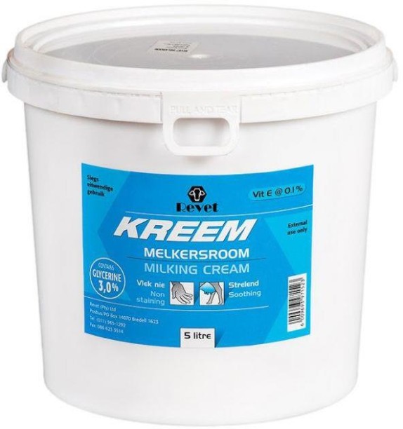 Revet Milking Cream 5L Kreem Pet Coat Cleanser Suitable For Cow