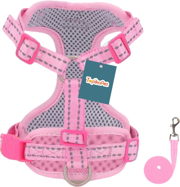 Topika Adjustable Cat Harness and Leash Set for Walking and Safety Cat Harness & Leash