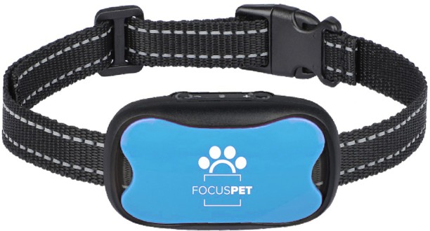 FocusPet Humane USB Rechargeable Training - Vibration & Sound Dog Bark Control Collar