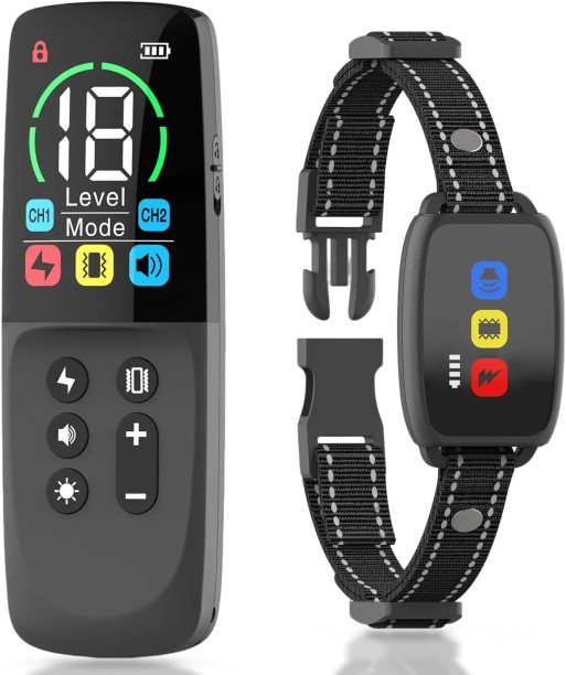 Bloo Dog training and anti-barking collars Dog Collar & Chain