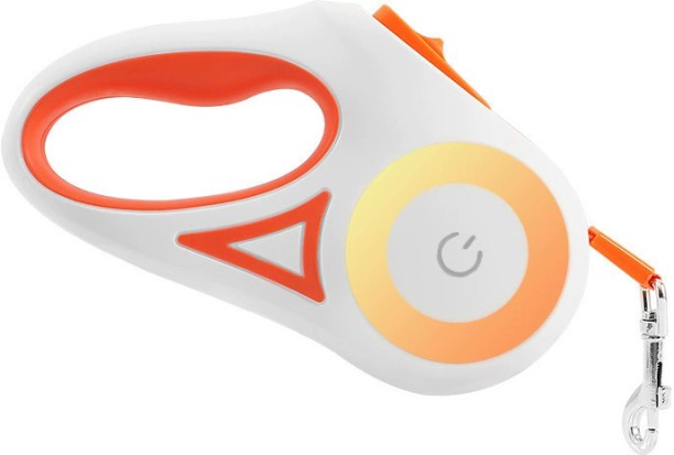 marevic LED retractable dog leash, five meters plus battery, non-stretching and tangle-free, durable rope Dog & Cat Leash