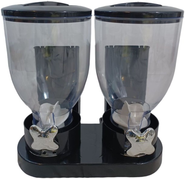 SMTE Double Cereal Dispenser Pet Food Dispenser