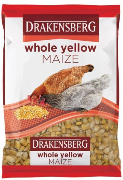 DRAKENSBURG Red Bag Maize Whole Yellow 10Kg 4 x 10 kg Dry Adult Bird Food