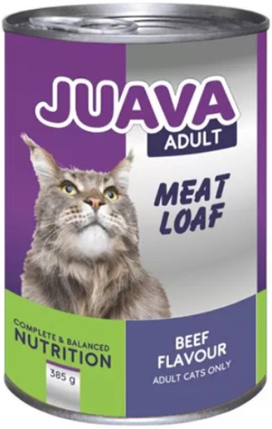 JUAVA MEAT LOAF Beef 6 x 2310 g Wet Adult Cat Food