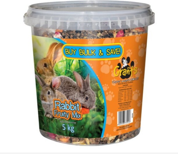 Grants Rabbit Fruity Mix Fruit 5 kg Dry Adult Rabbit Food