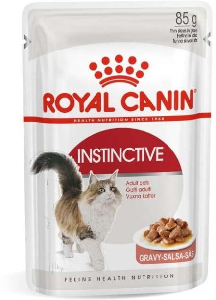 Royal Canin Wet Instinctive Chunks in Gravy 12 x 0.085 kg Wet Adult Cat Food