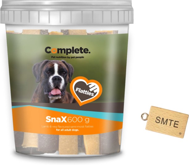SMTE Snax Lamb & Veg Flatties Semi-Moist Dog Treats Beef 600 g Dry Adult Dog Food