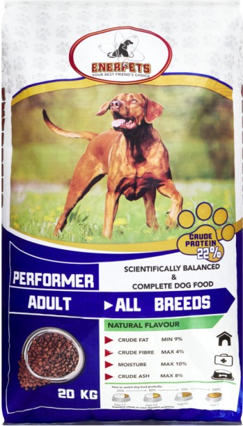 Enerpets Scientifically Balanced & Complete Dog Food Natural 20 kg Dry Adult Dog Food