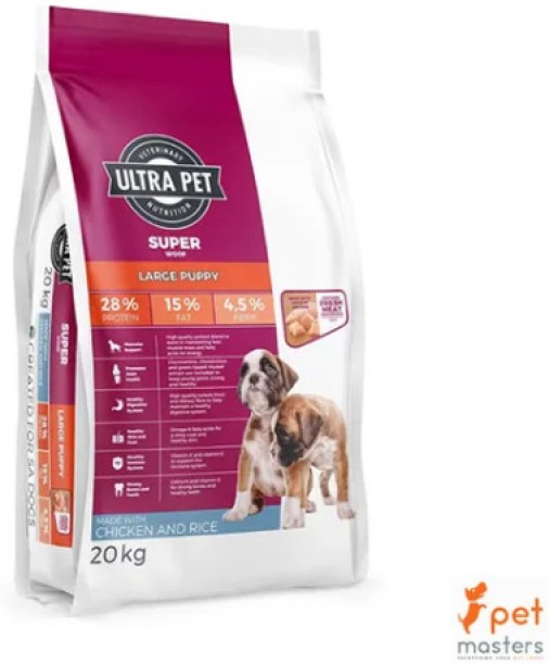 Ultra Pet Superwoof Large Breed Puppy Chicken, Rice 20 kg Dry Young Puppy Food