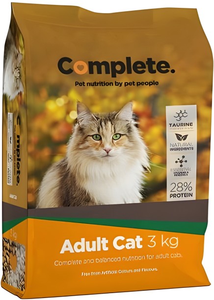 SMTE COMPLETE Cat Food Balanced Nutrition for Adult Cats (3kg) El Paso 3 kg Dry Adult Cat Food