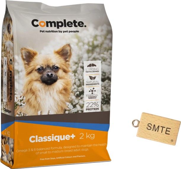SMTE COMPLETE Classique Dog Food – Small & Medium Breeds Beef 2 kg Dry Adult Dog Food