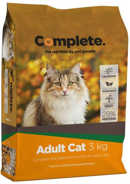 Complete Complete Cat Food 3 kg Dry Adult, Young Dog & Puppy Food