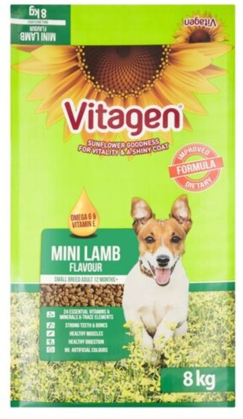 Vitagen Mini Lamb 8 kg Dry Young Dog Food