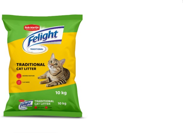 Felight Traditional Cat Litter 10 kg Dry Adult Cat Food