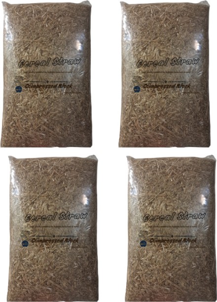 Cereal Strew Compressed Block for All Rodents 4 x 1.5 kg Dry Adult Rabbit Food