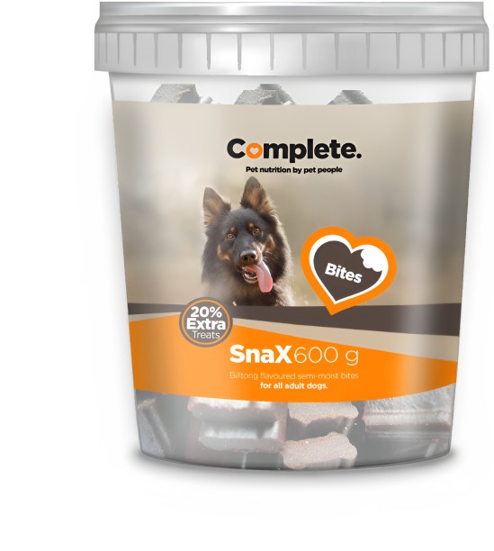SMTE COMPLETE Snax Biltong Bar Semi Moist Irresistible Training Treats for Dogs Cod 600 g Dry Adult Dog Food
