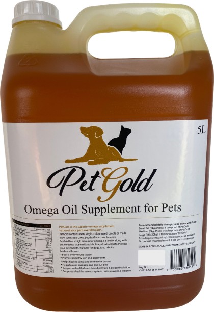 Pet Gold PetGold5Lx1 Pet Health Supplements