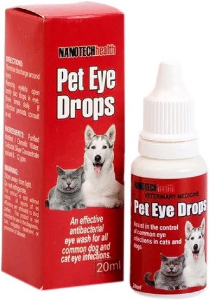 Nanotech Health Colloidal Silver Pet Eye Drops Pet Health Supplements