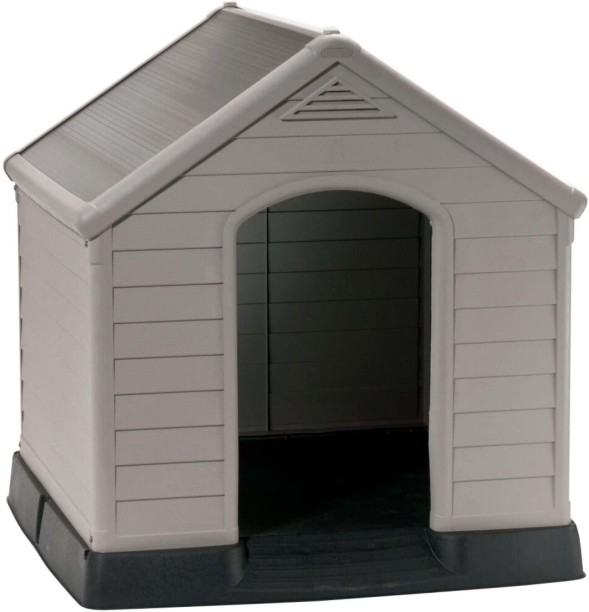 Keter Stone Grey Dog House