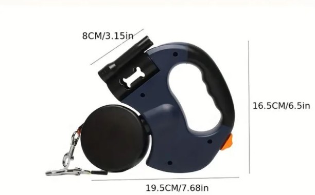 Generic 2-in-1 Multifunction Automatic 3 m Dog & Cat Strap Leash