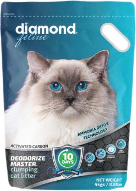 Diamond Feline Deodorize Cat Litter 7 kg Pet Litter Tray Refill