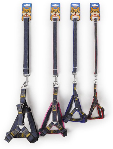 HYHDD 1311 Suitable For 7.5~20KG Adjustable Pet Leash 3-Piece Set For Dogs/Cats - Comfortable Harness, Durable Leash & Stylish Collar. Designed For Ultimate Pet Safety And Convenience During Walks. Ideal For All Breeds M Rain Sheet