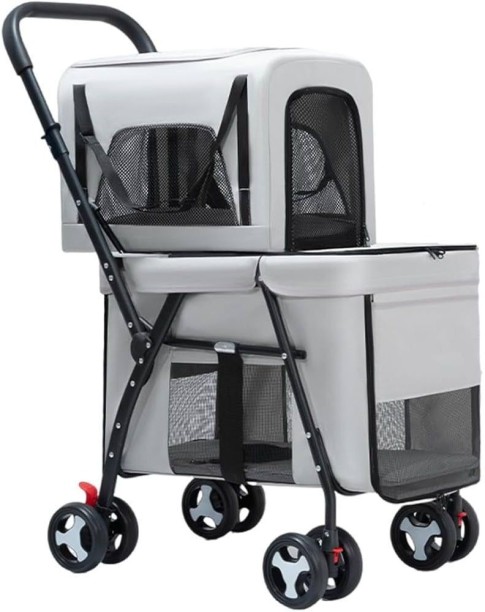 Premium Paws Double Decker Pet Stroller L Rain Sheet