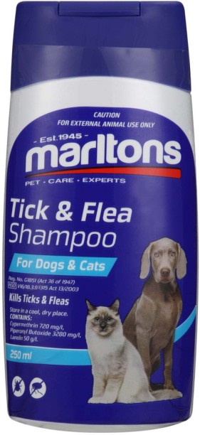 Marltons Flea and Tick Original Dog, Cat Shampoo