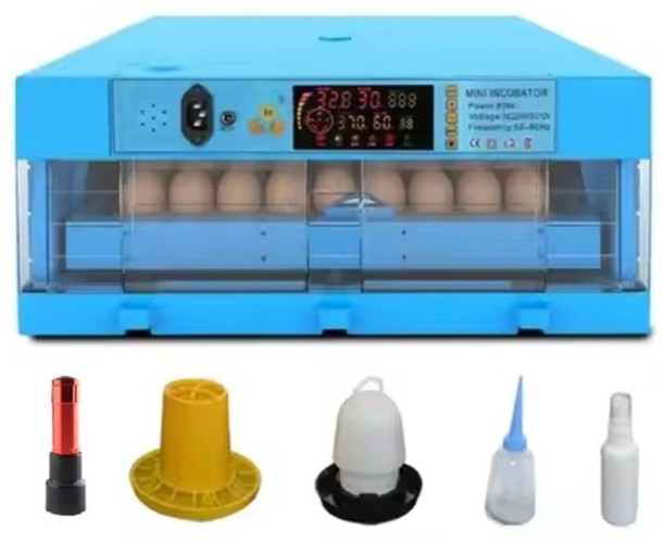 Pleysier WQ-C1 Sky Blue 36 Roller Egg Incubator-Dual Power Pet Spa Kit